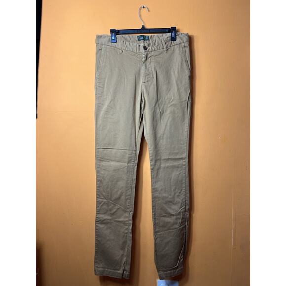 Zara Lab Mens Brown Khaki Chino Pants Jeans Size 32 - Picture 1 of 7